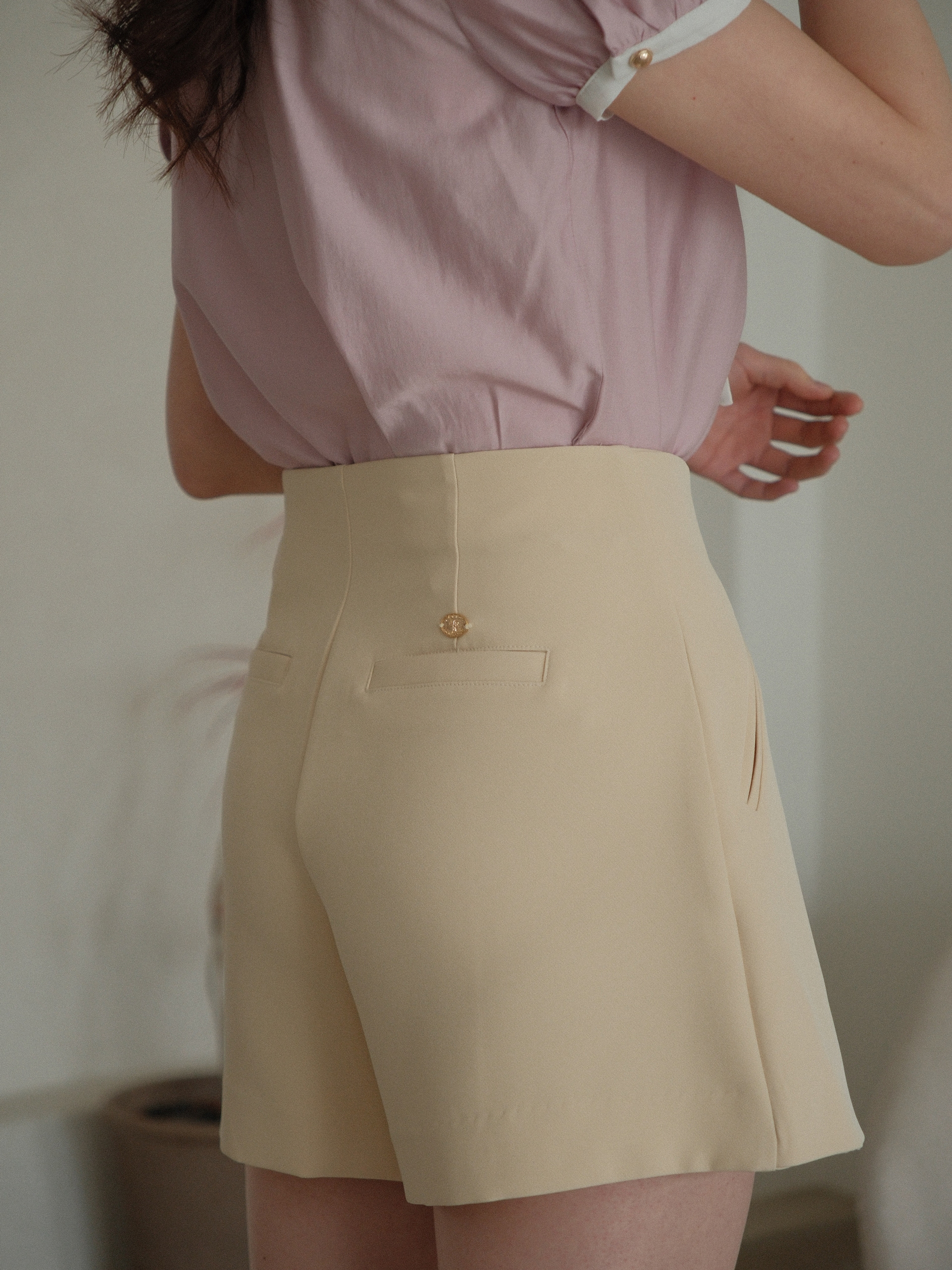 Bottle Pants Skirt[CREAM][Departure today]