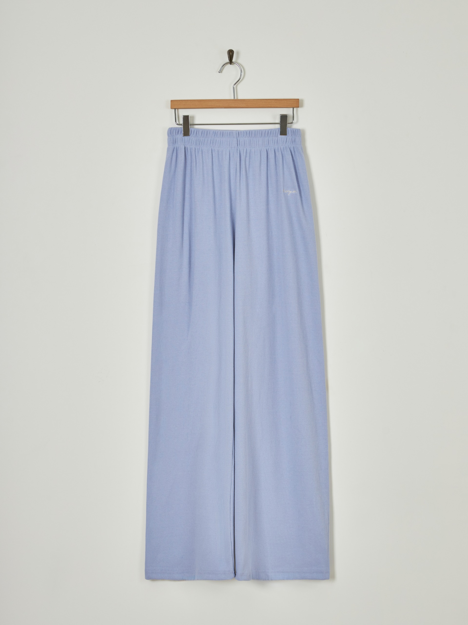 Barnet ribbed pants [SKY BLUE][Departure today]