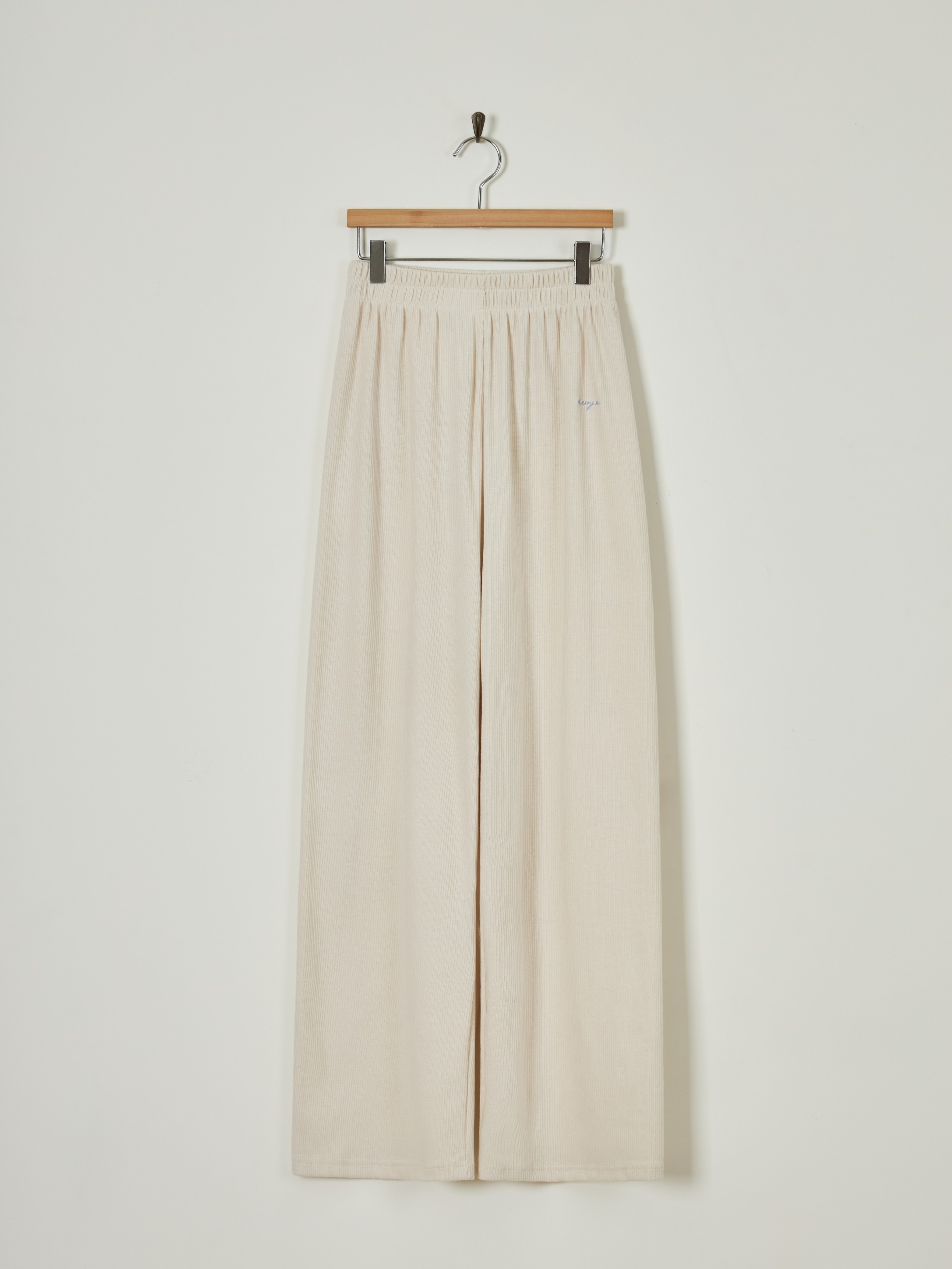 Barnet ribbed pants [CREAM][Departure today]