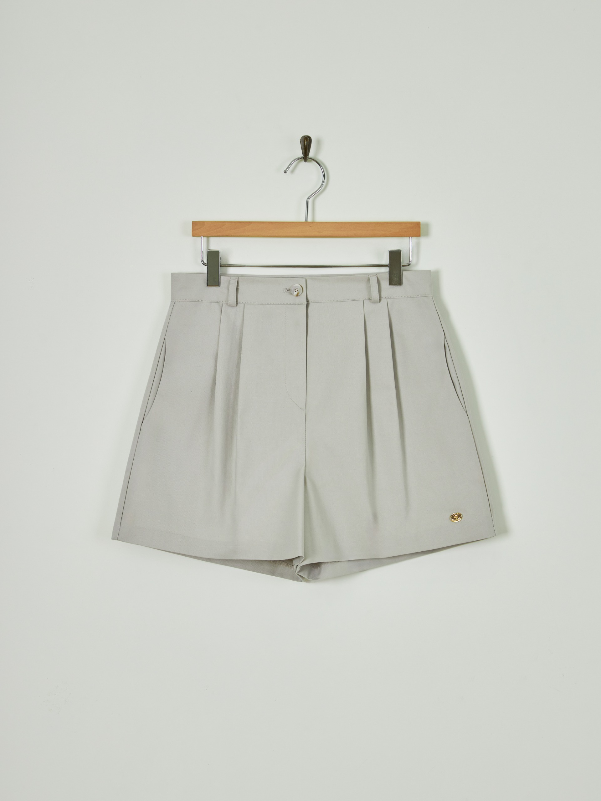 Debbie Pleated Pants[LIGHT GRAY][Departure today]