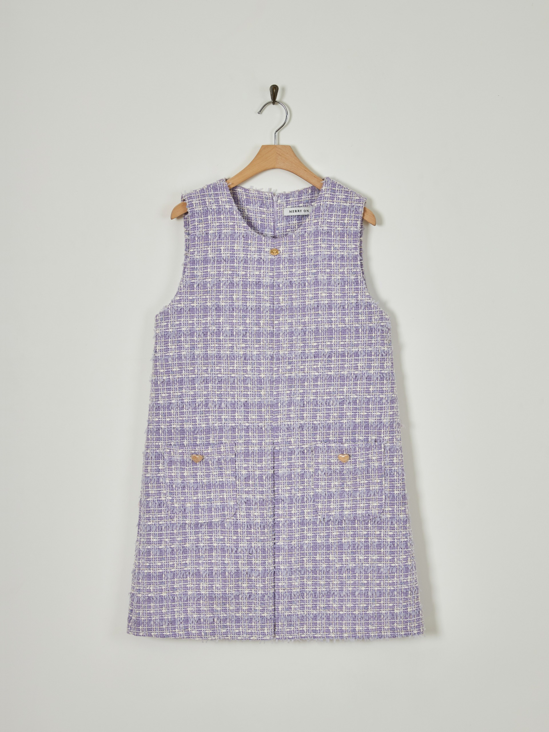 Fran Tweed Dress [LAVENDER] [Departed for the Day]